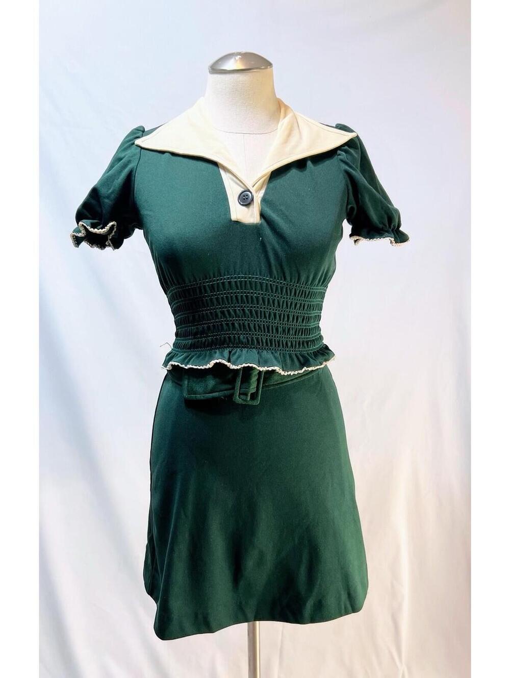 Bobbie Brooks Green Skirt Set (3 Piece) Women’s Worker Union Tag Vintage Size 7